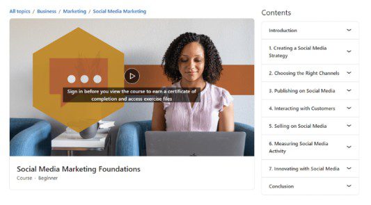 LinkedIn | Social Media Marketing Foundations